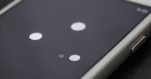 White Spots on Mobile Screen