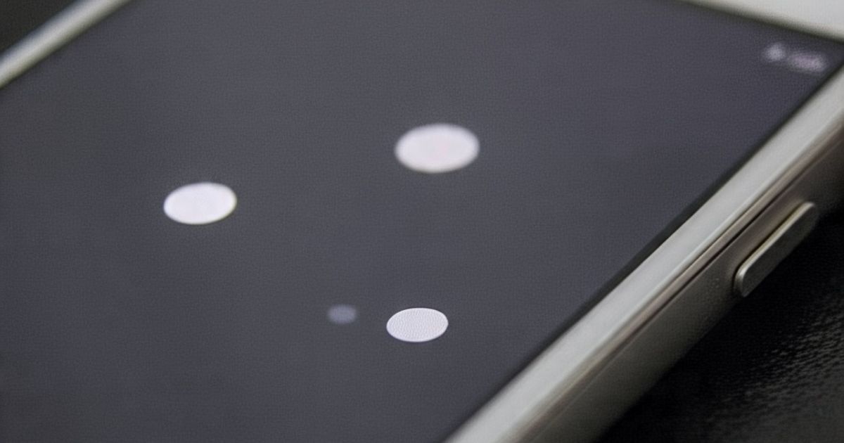 White Spots on Mobile Screen