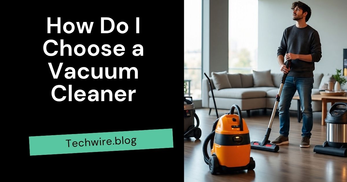 How Do I Choose a Vacuum Cleaner